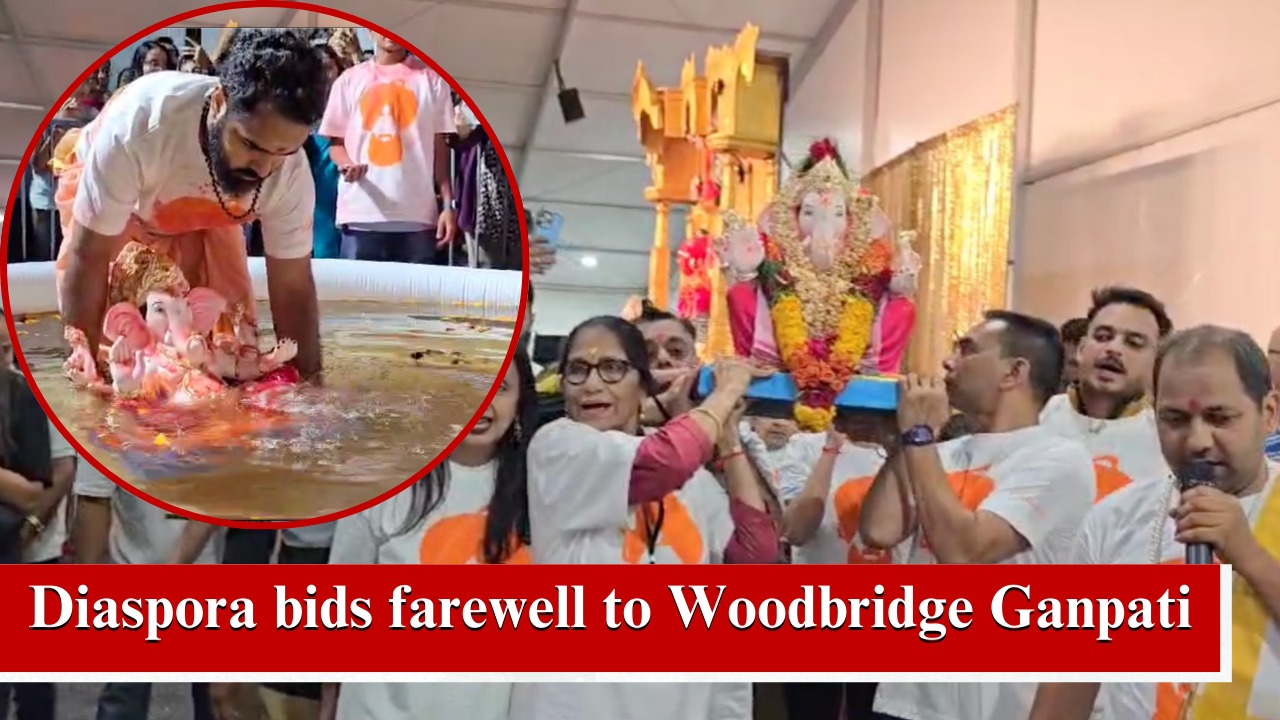 Diaspora bids farewell to Woodbridge Ganpati